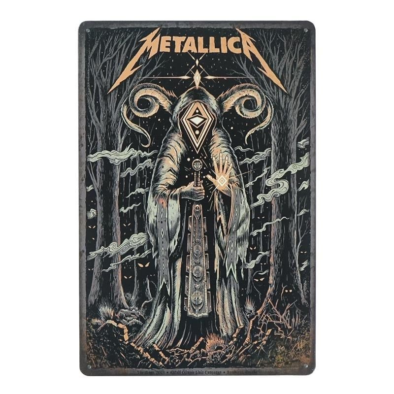 Plakat Tabliczka dekoracyjna metalowa METALLICA 2