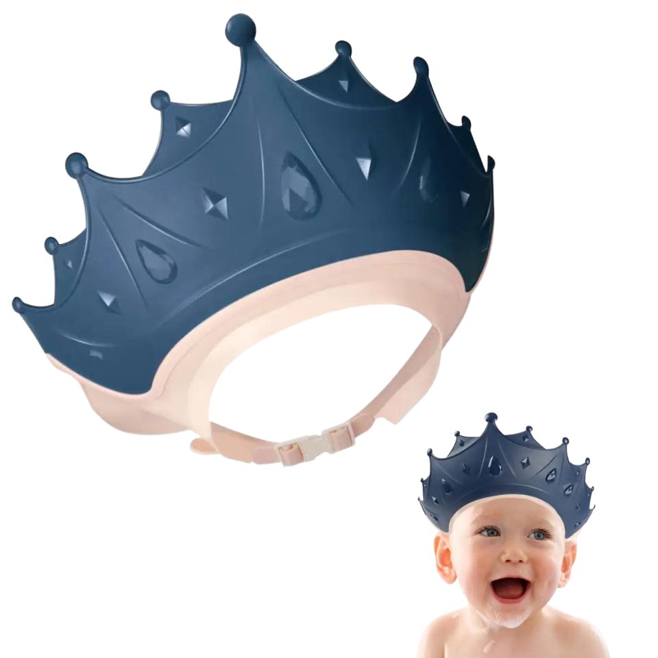 Rondo Kąpielowe Daszek Do Mycia Korona Niebieski