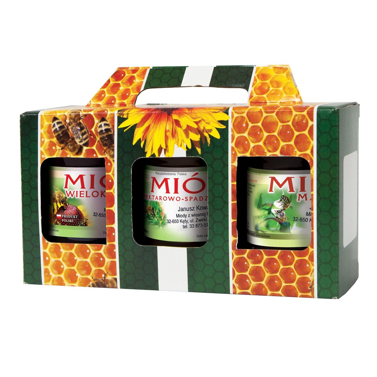 Pudełko na 3 słoiki 315ml (10szt) - P2E