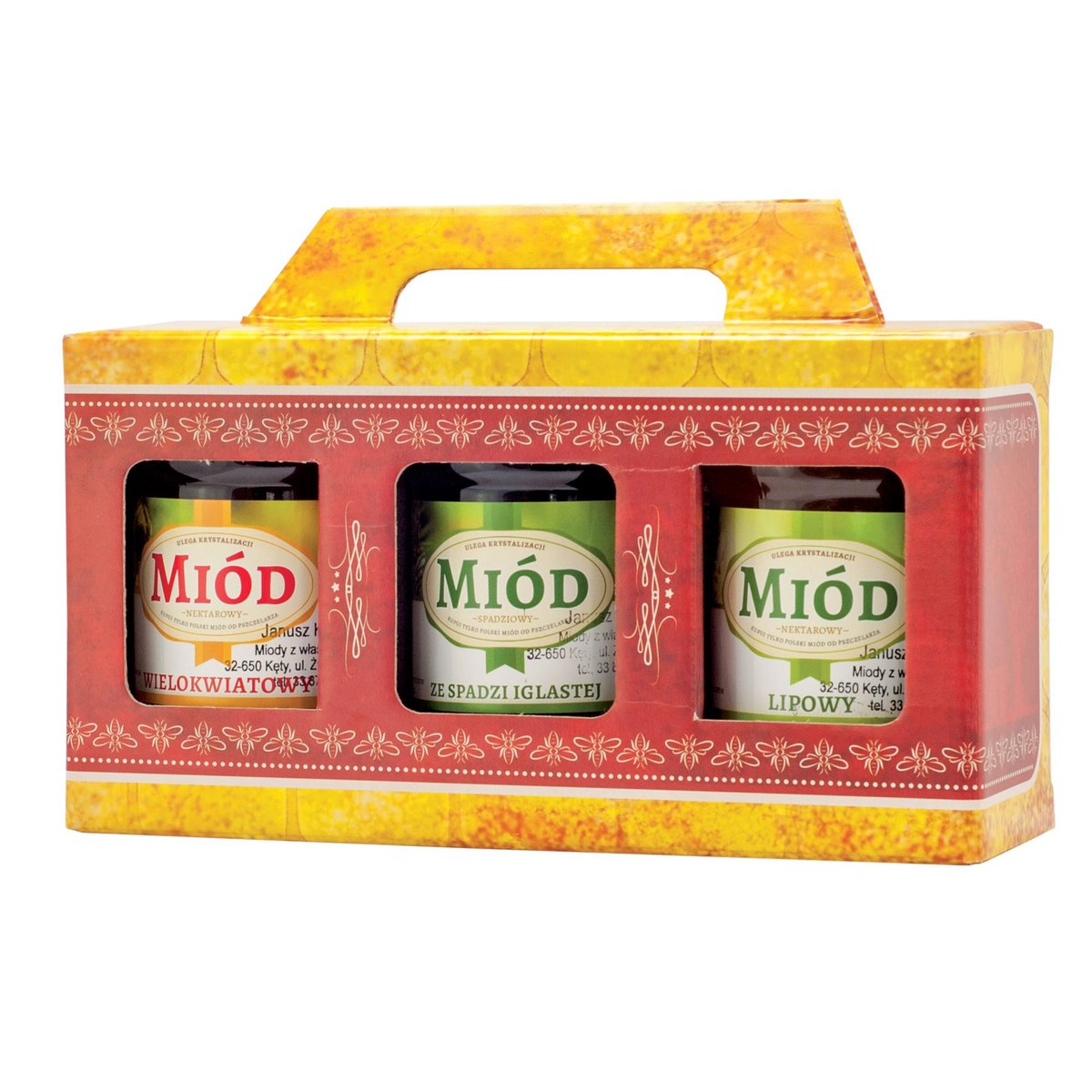 Pudełko na 3 słoiki 315ml (10szt) - P2I