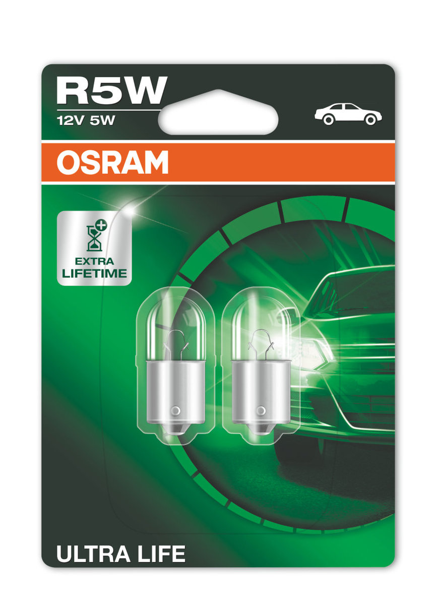 Osram Żarówki Osram Ultra Life R5W BA15s 12V 5W 2 szt K45-7889