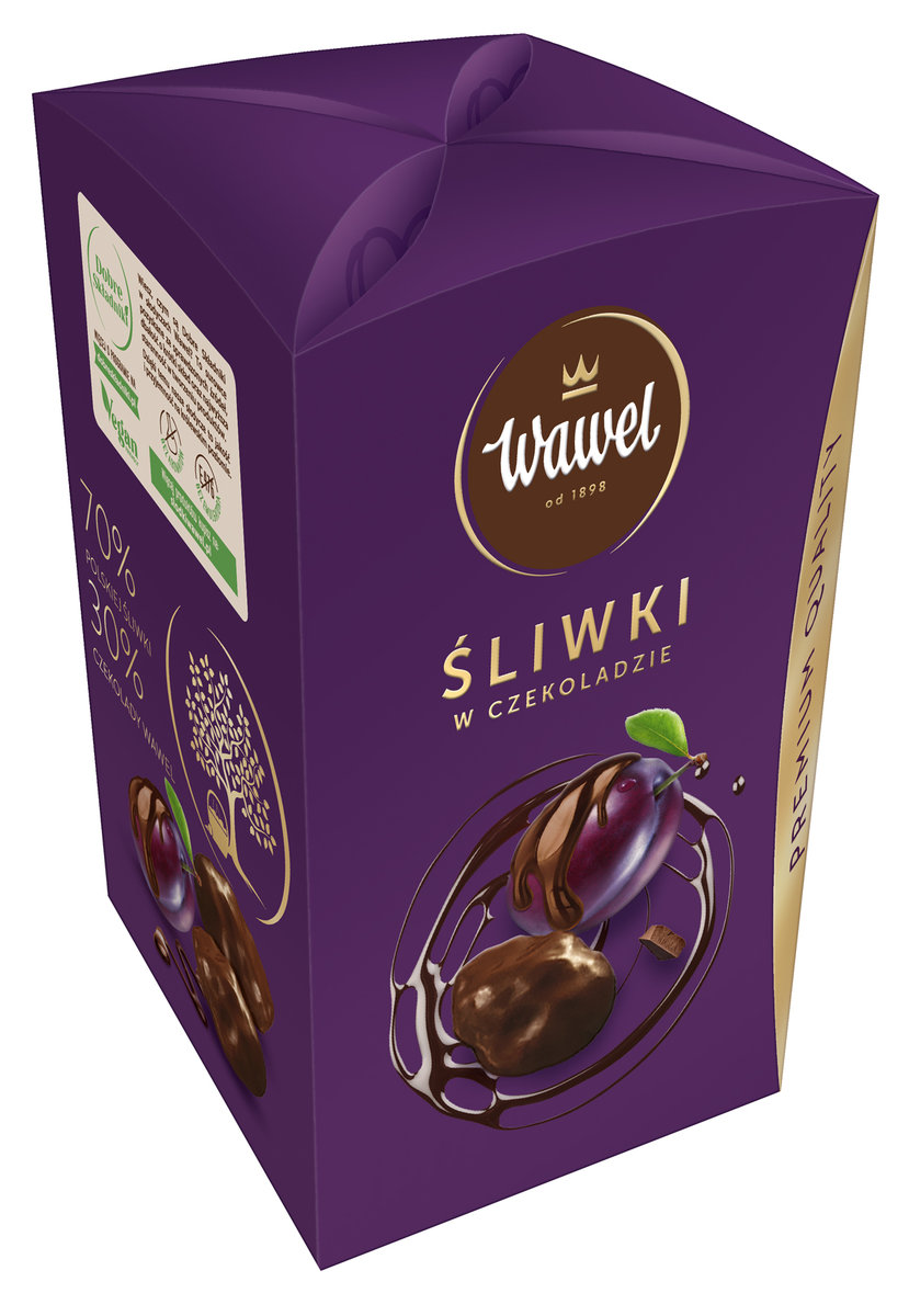 Śliwki w czekoladzie Wawel 180g