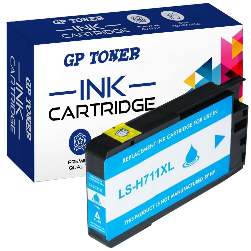 Tusze do Hp Designjet T120 T520 711 XL Cyan