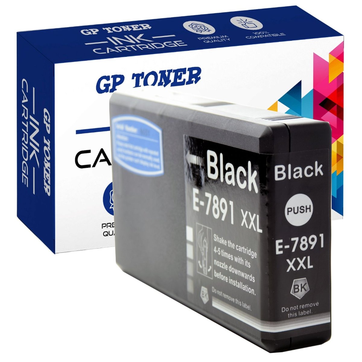 Tusz do Epson T7891 T7892 T7893 T7894 WF-5110DW WF-5620DWF WF-5690DWF Czarny
