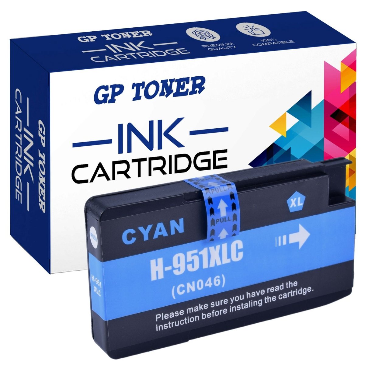Tusz do HP 950/951 XL OfficeJet Pro 276dw 251dw 8610 8615 8620 Cyan