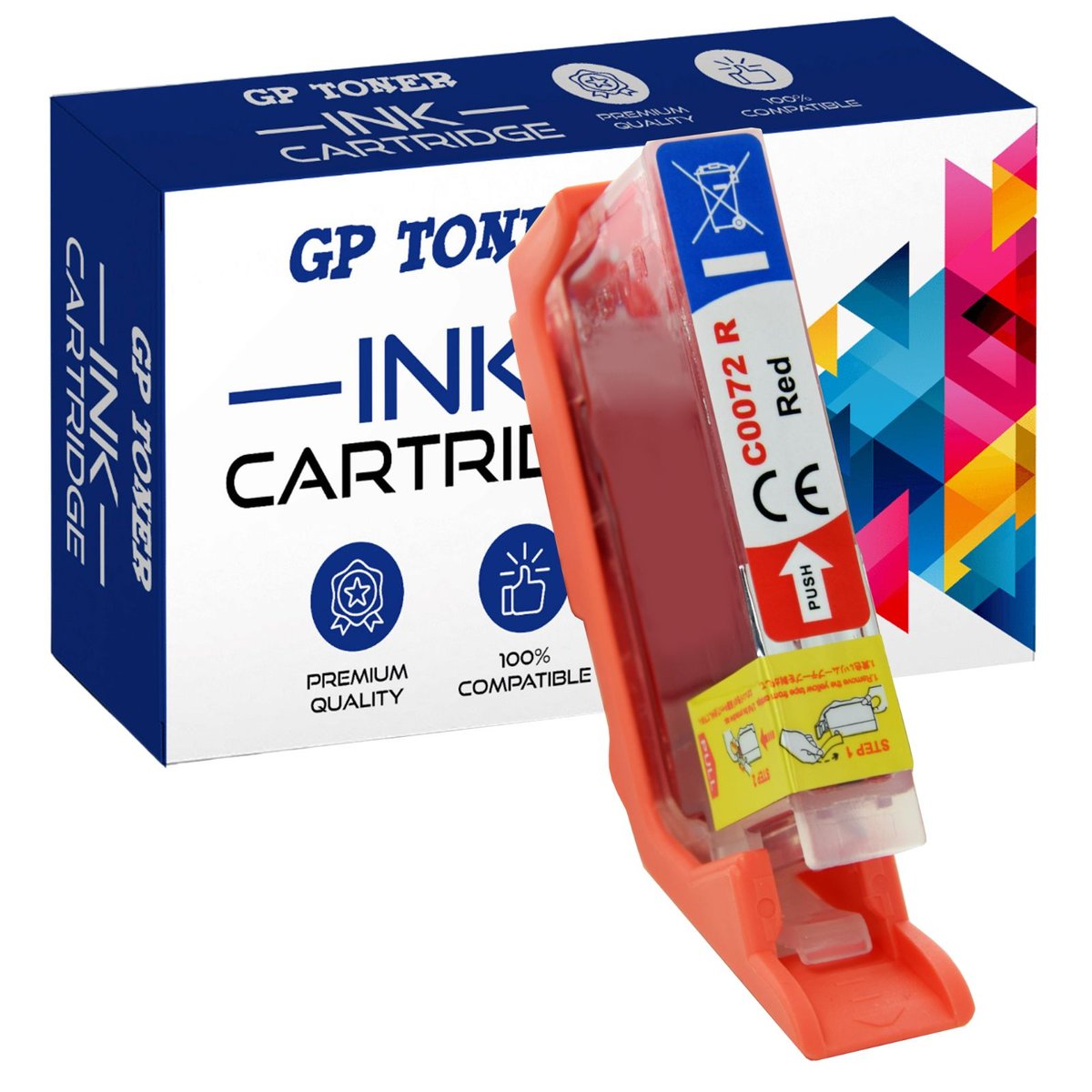 Tusz do Canon Pixma Pro 10 Pro 10S Red - Czerwony  PGI-72R