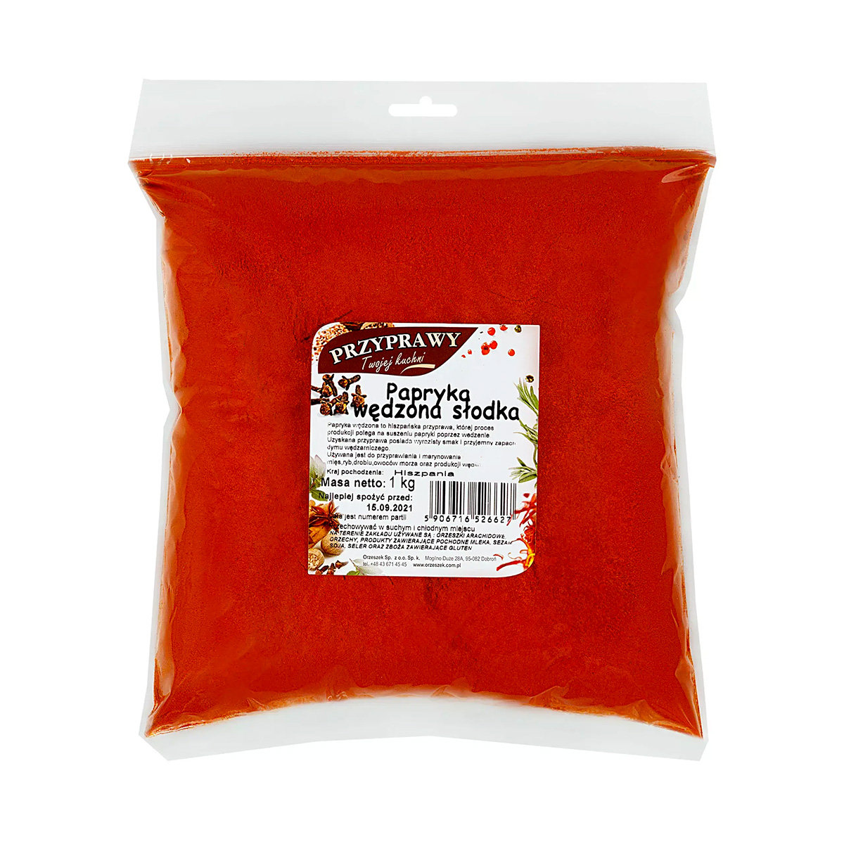 Papryka słodka wędzona Przyprawy Twojej kuchni - 1 kg