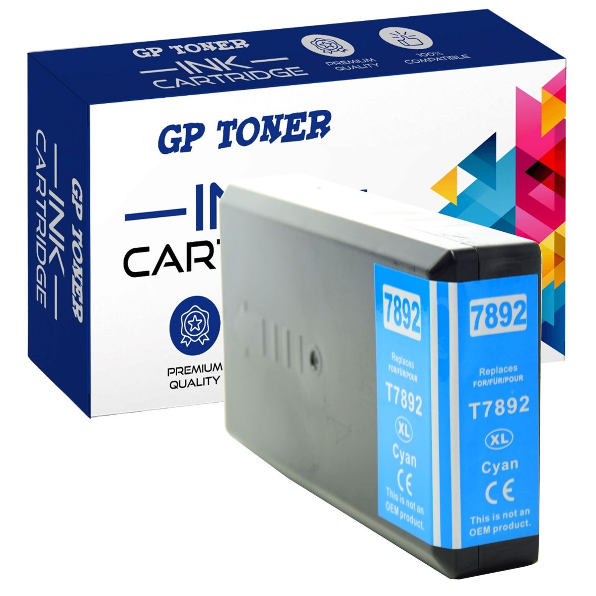 Tusz do Epson T7891 T7892 T7893 T7894 WF-5110DW WF-5620DWF WF-5690DWF Cyan