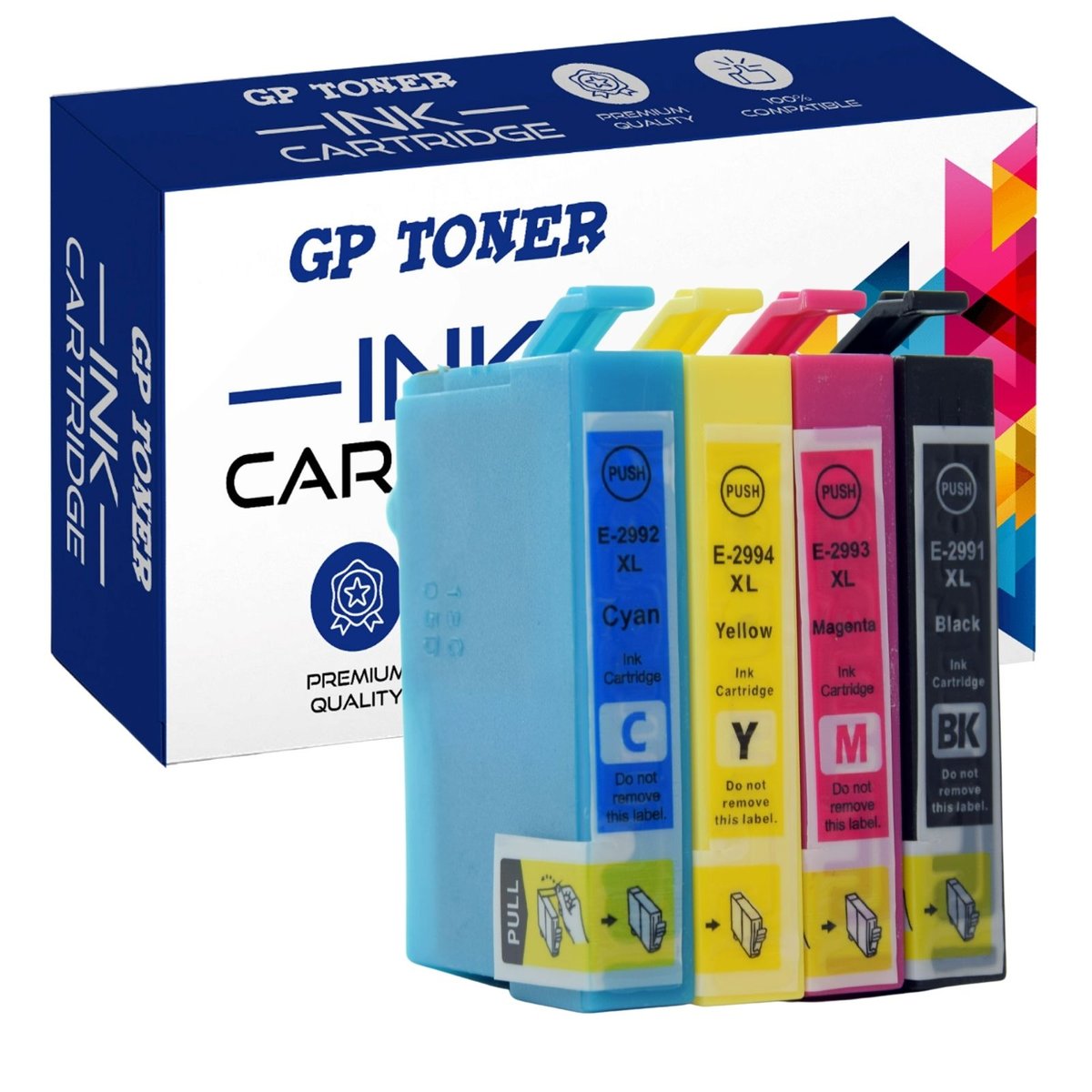 Zestaw Tuszy do Drukarki Epson XP-255 245 247 330 335 342 345 432 435 442 445 239 CMYK