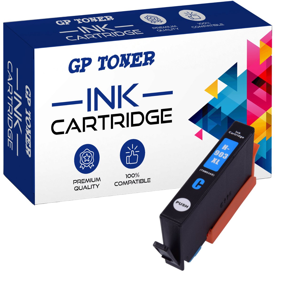Tusz do HP 903 XL HP Officejet Pro 6868 6950 6960 6970 6975 6950 Cyan