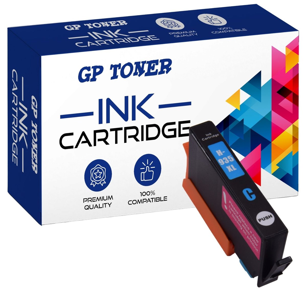Tusz do HP 934 935 XL OfficeJet Pro 6820 6825 6220 6230 6830 6836 Cyan