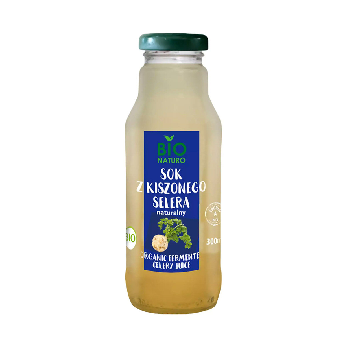 Bio Sok z kiszonego selera naturalny 300 ml BioNaturo 5901761105629