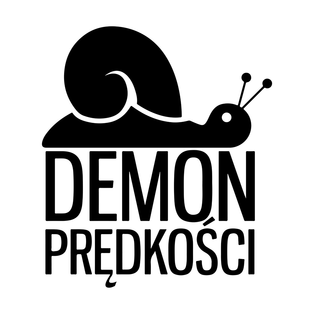 Naklejka na auto DEMON PRĘDKOŚCI 10 cm