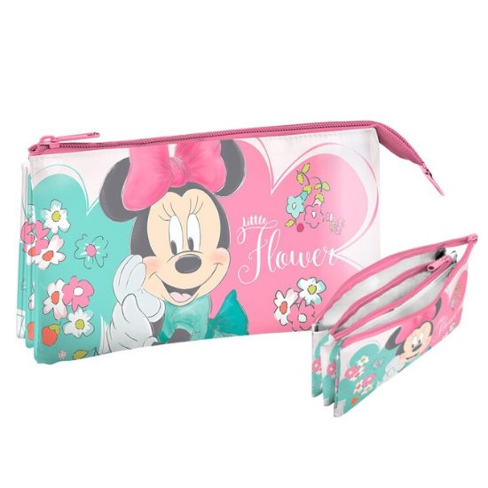 Piórnik szkolny MINNIE MOUSE trzykomorowy