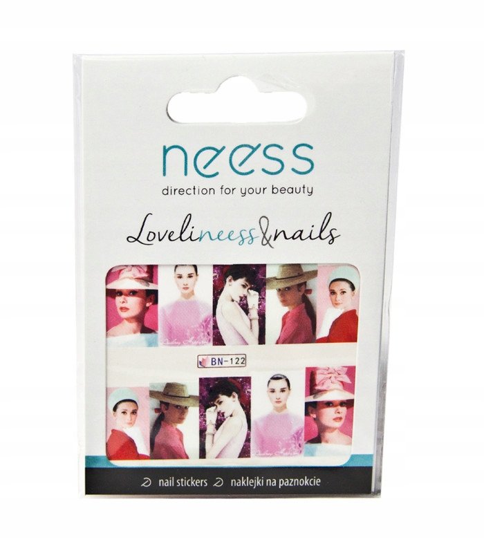 Neess Naklejki wodne na paznokcie 3692