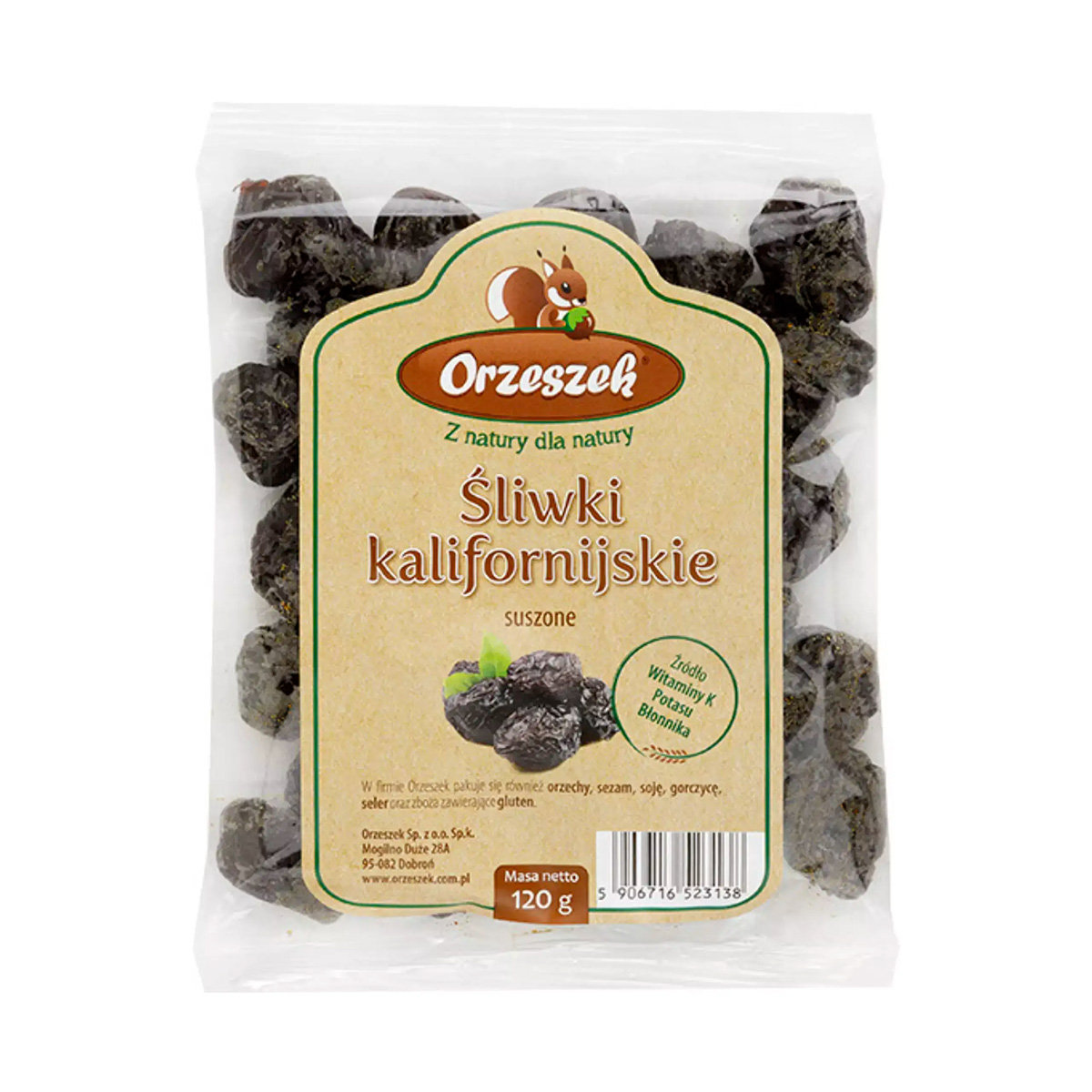 Śliwki suszone Orzeszek - 200 g