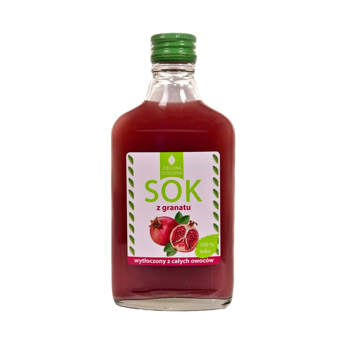 Sok Tłoczony z granatu 200 ml Zielona Tłocznia