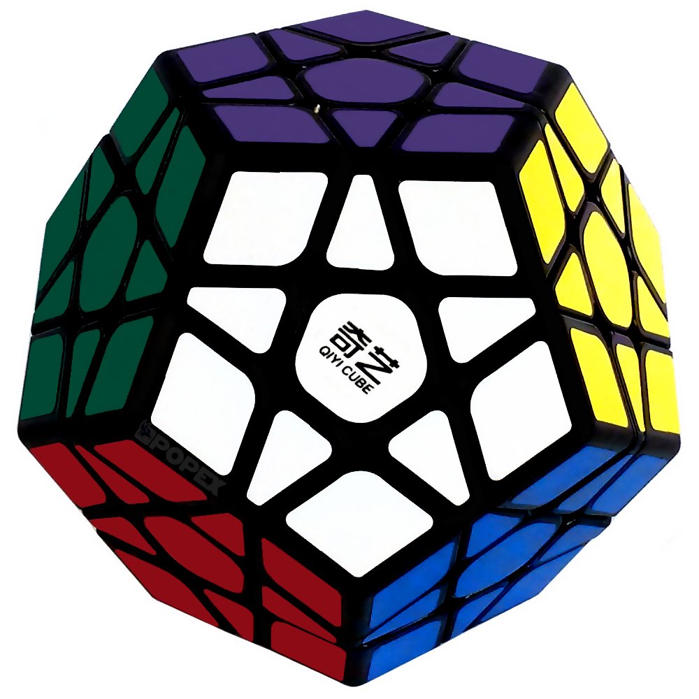 Kostka Logiczna Megaminx 3x3 QiYi QiHeng Czarna Dwunastościan