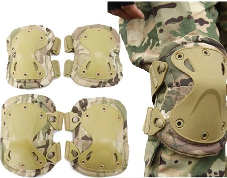 Zestaw ochraniaczy taktycznych militarne nakolanniki nałokietniki rozmiar uniwersalny wzory do wyboru
