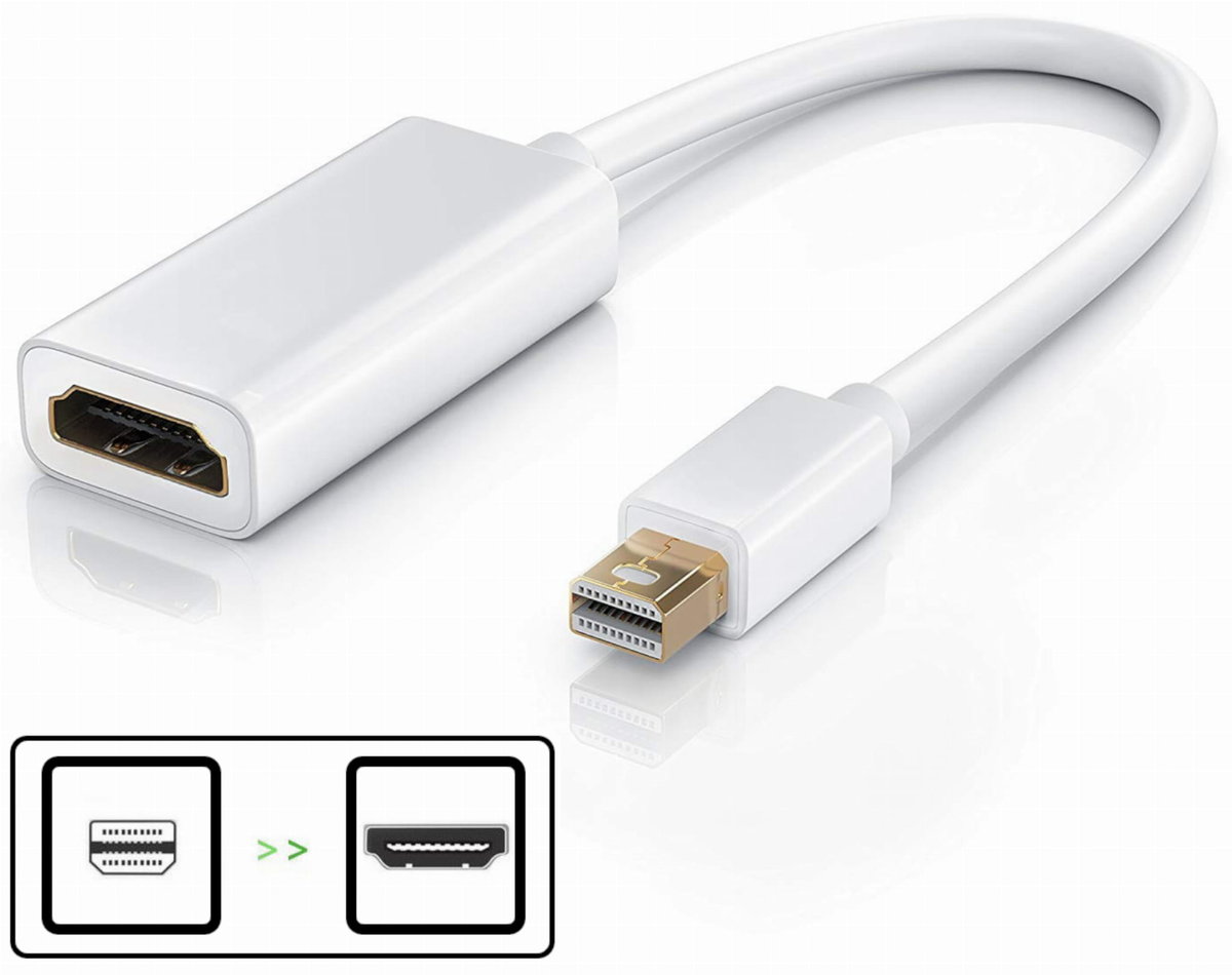 HQ miniDP Displayport thunderbolt na Hdmi MacBook