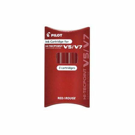 Pilot Naboje do cienkopisu V5 Cartridge System czerwone WIKR-954046 WIKR-954046