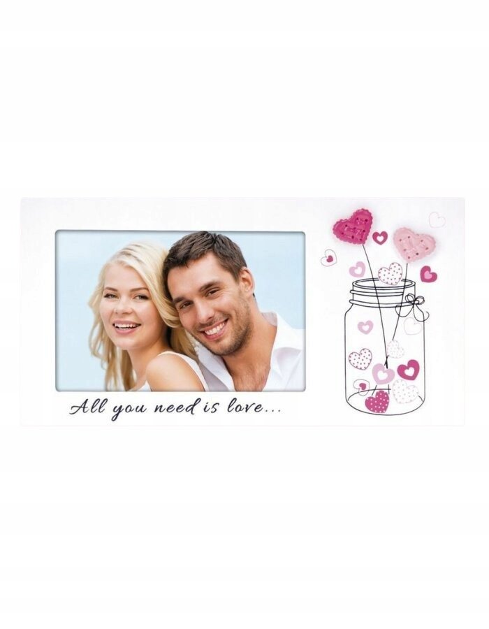 Ramka z motywem miłosnym 10x15 Hearts Vera