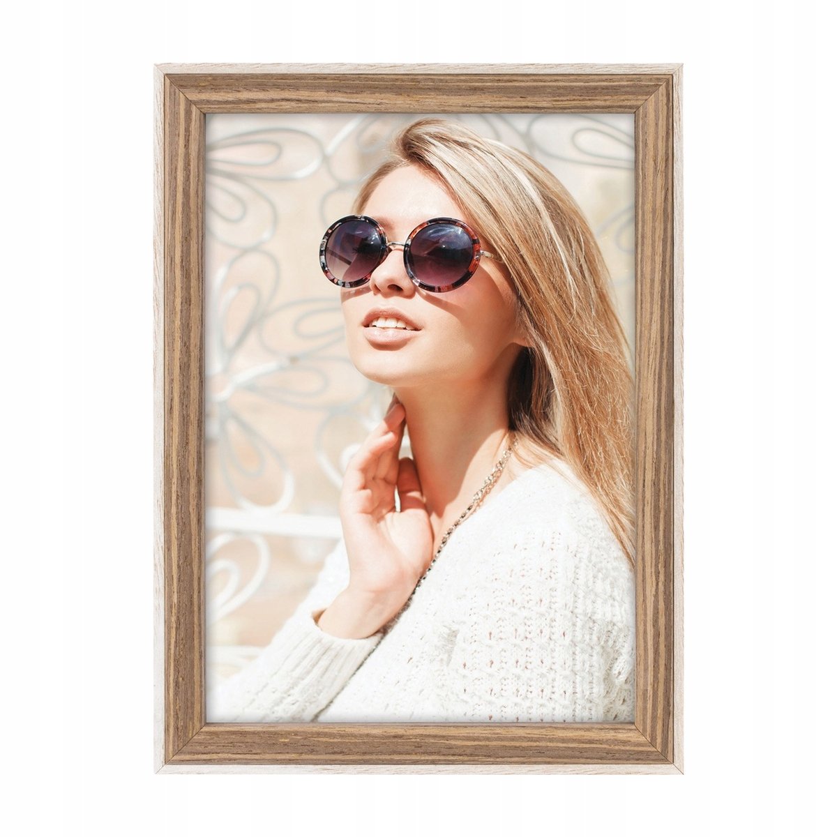 Ramka drewniana na zdjęcie 20x30 White Natural