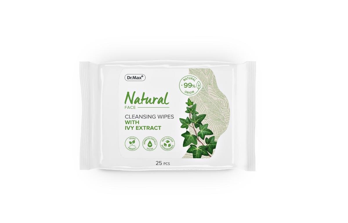 Dr. Max, Natural Face, Chusteczki nawilżane, 25 szt.