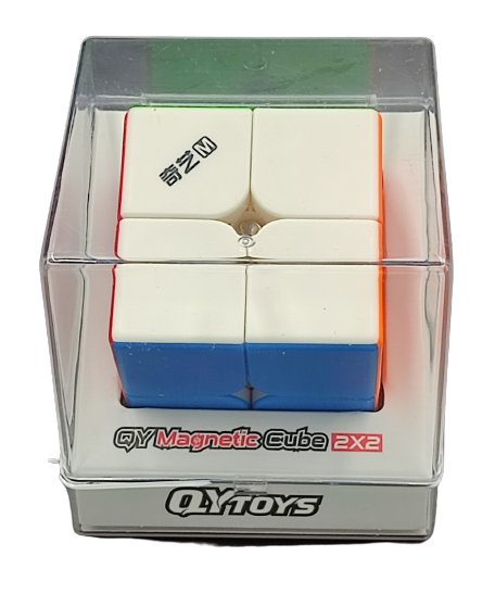 Kostka magnetyczna logiczna 2x2x2 QYToys + podstawka kostki Rubika