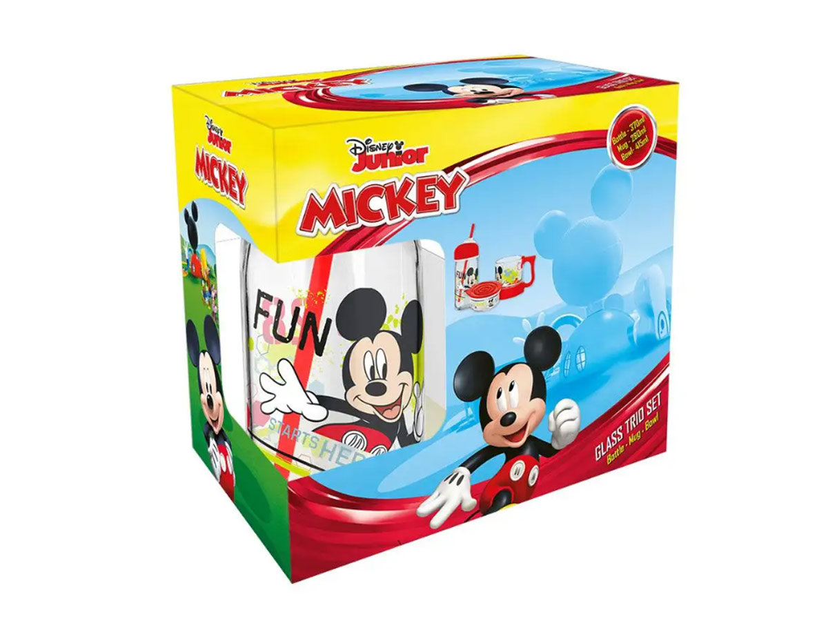 Invictus1928, Zestaw lunchowy Disney Myszka Mickey, 3 szt.
