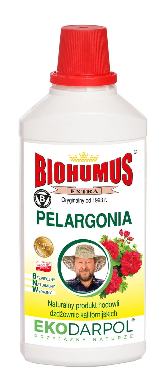 Biohumus Extra Naturalny Pelargonia 1L 20% Gratis