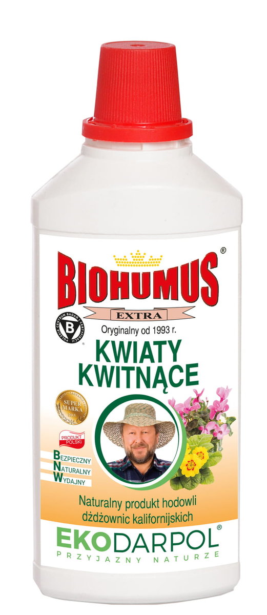 Ekodarpol Nawóz Biohumus Extra Kwiaty kwitnące 500 ml