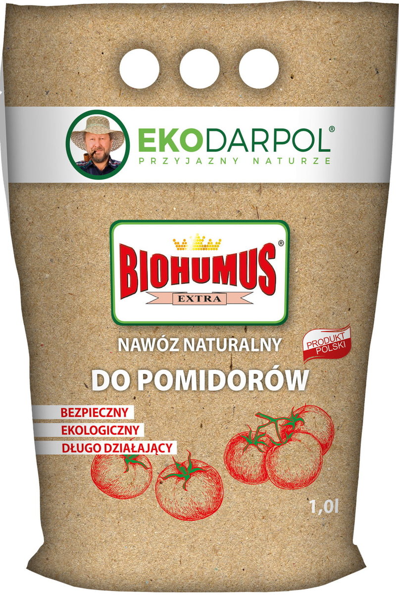 Ekodarpol Biohumus extra Sypki 1l do Pomidorów