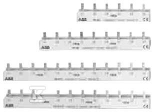 ABB Szyna łączeniowa 3-fazowa; 12 modułów (4 aparaty); długość: 212mm PSH 3/12 2CDL130001R1012 PSH 3/12