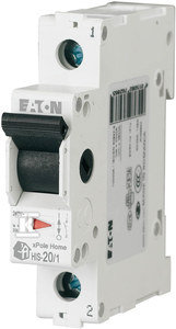 Eaton Rozłącznik modułowy 20A 1P HIS-201 167342 167342