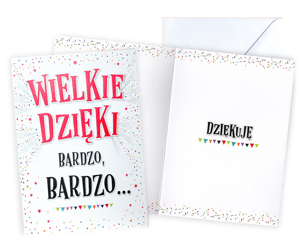 Karnet Podziękowania - Kukartka