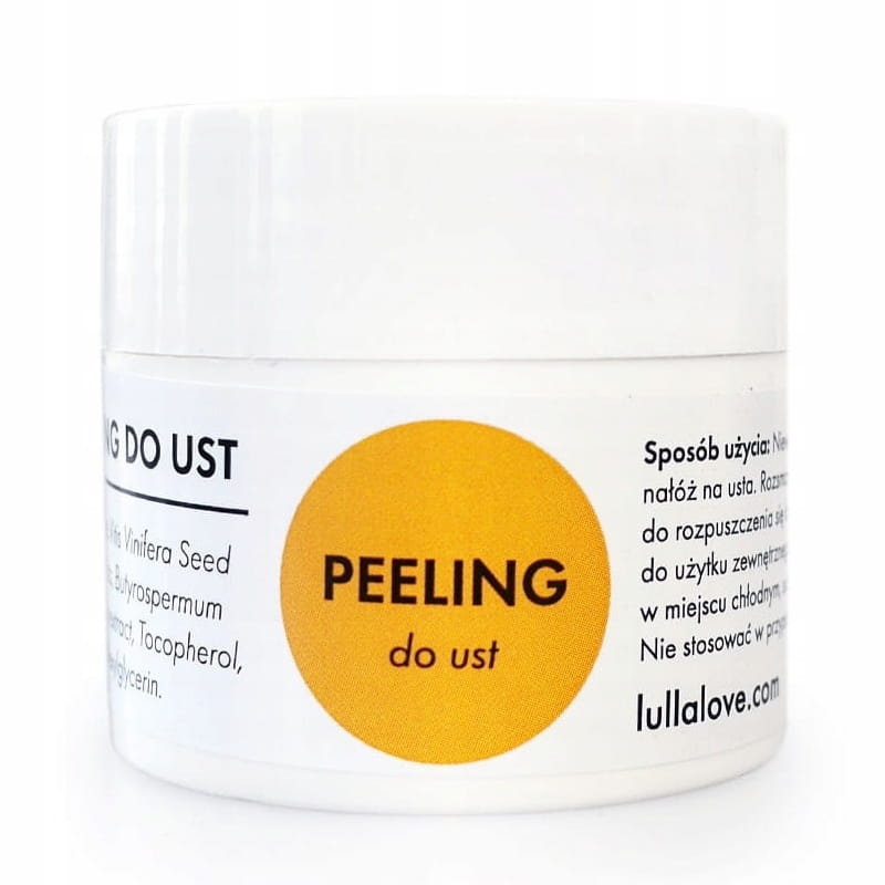LullaLove, Peeling Do Ust Miodowy, Odbudowa i Ochrona, 15 ml