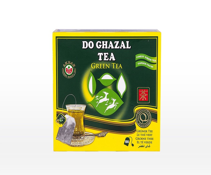 Akbar Do Ghazal Green Tea 100 szt. x 2g herbata saszetki