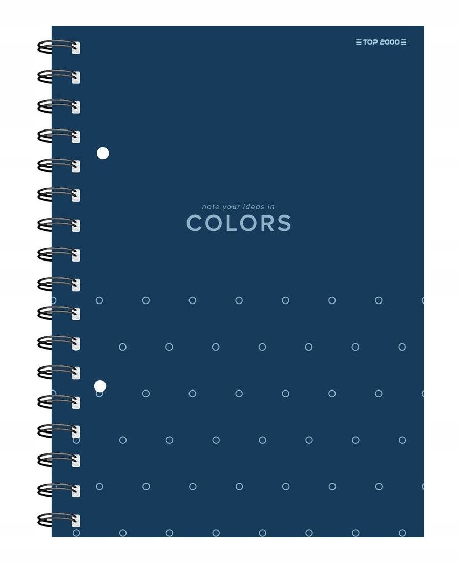 kołozeszyt colors a5 niebieski
