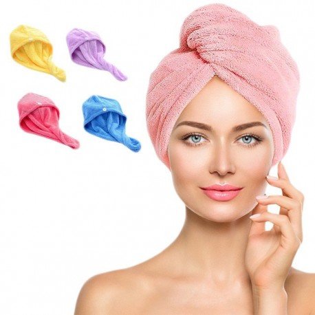 Turban do włosów - szybkoschnący ręcznik do włosów dla kobiet cocoSpa