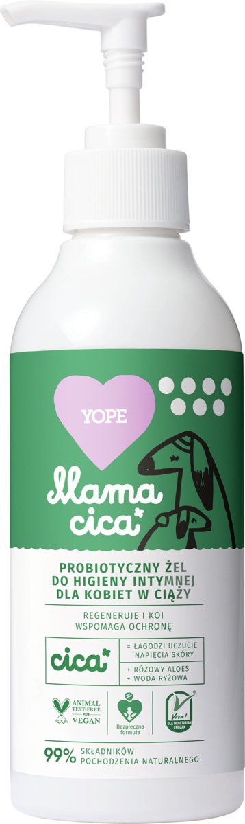 Yope Mama Cica Probiotyczny Żel do higieny intymnej dla kobiet w ciąży 300 ml