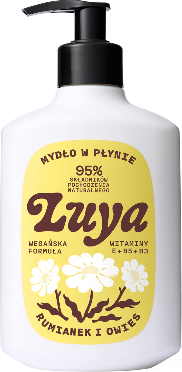 LUYA Mydło do rąk w płynie Rumianek i Owies 400ml