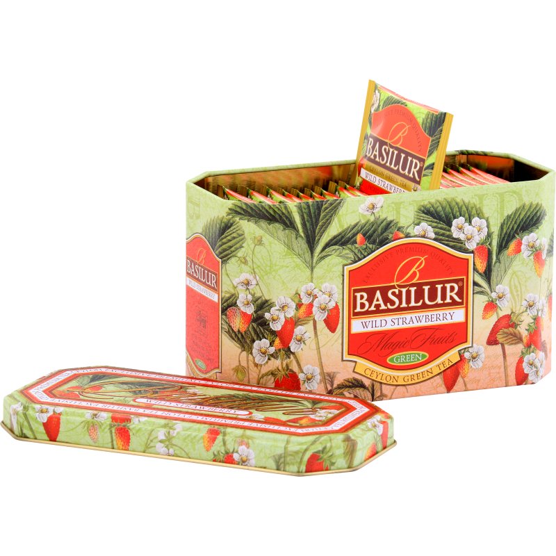 WILD STRAWBERRY saszetki puszka - 20 x 1,5 g