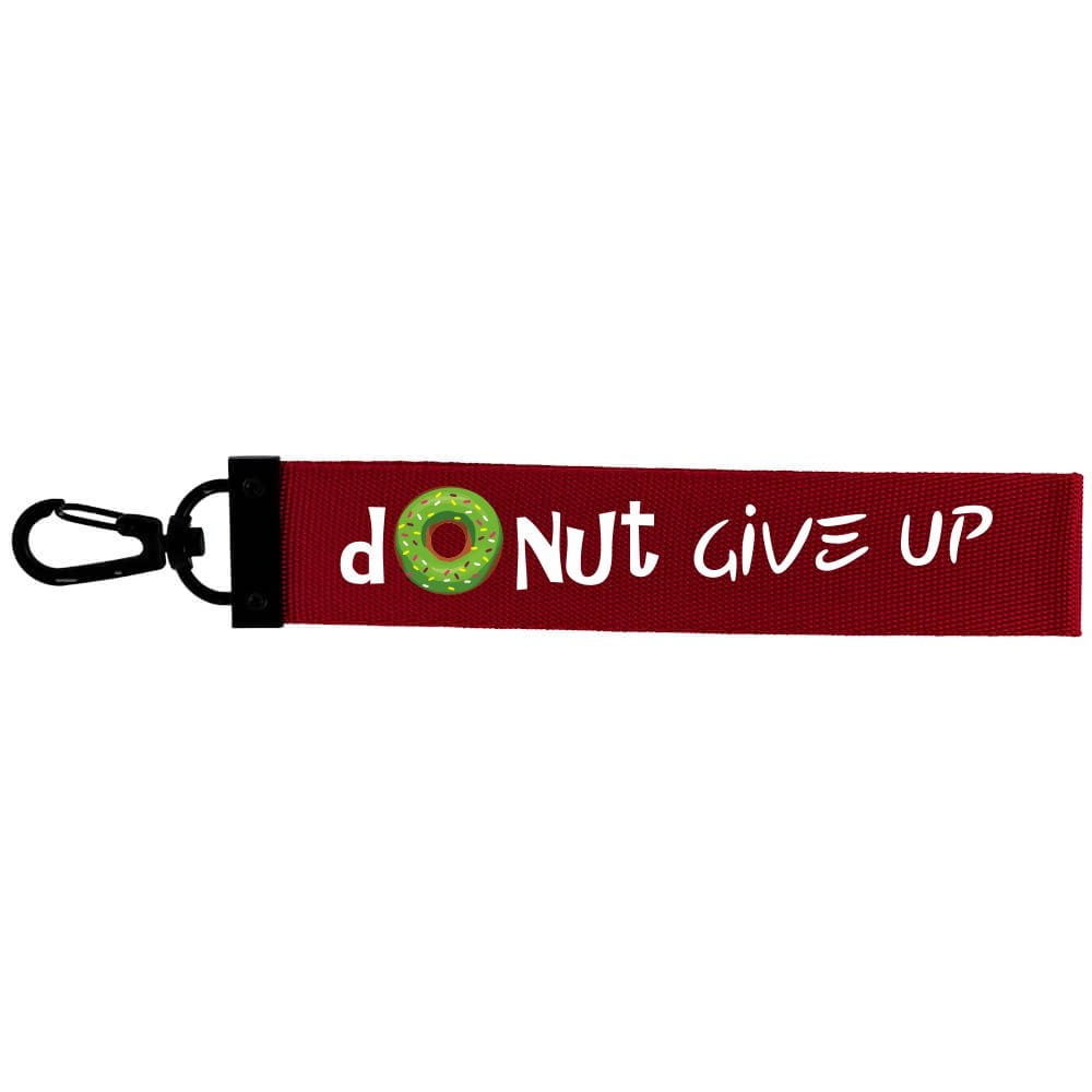 Brelok Taśma - Donut give up (45) - Bordowy