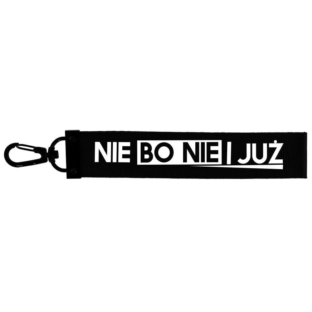Brelok Taśma - Nie bo nie i już (13) - Czarny