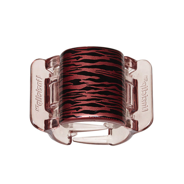 Linziclip, Klamra Midi Tiger Red-Pearl-Clear