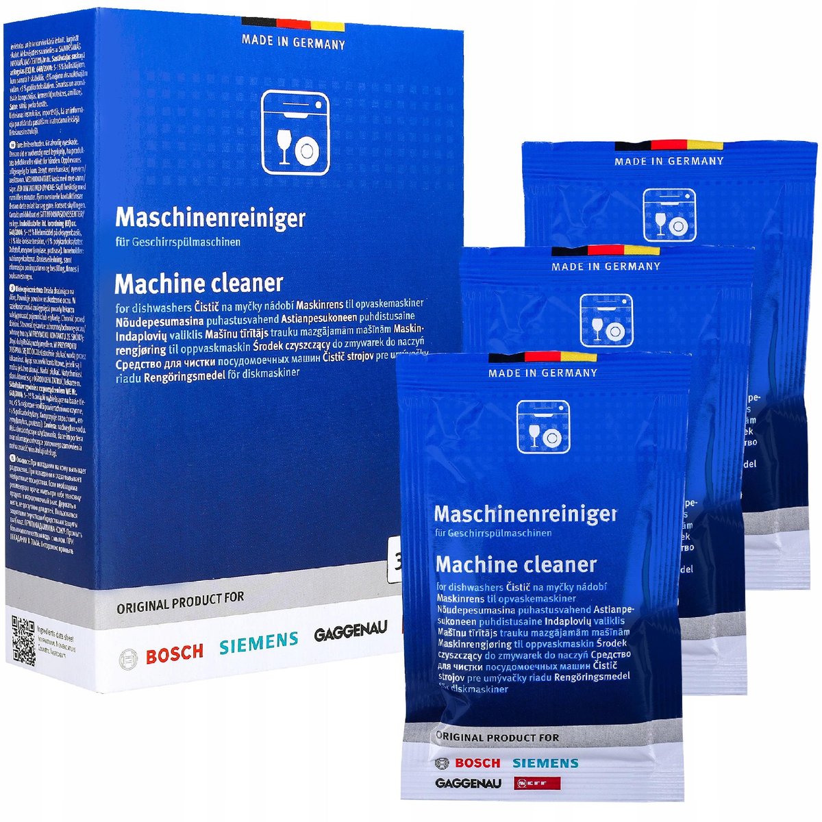 Bosch Machine Cleaner for dishwasher 3 x 45g