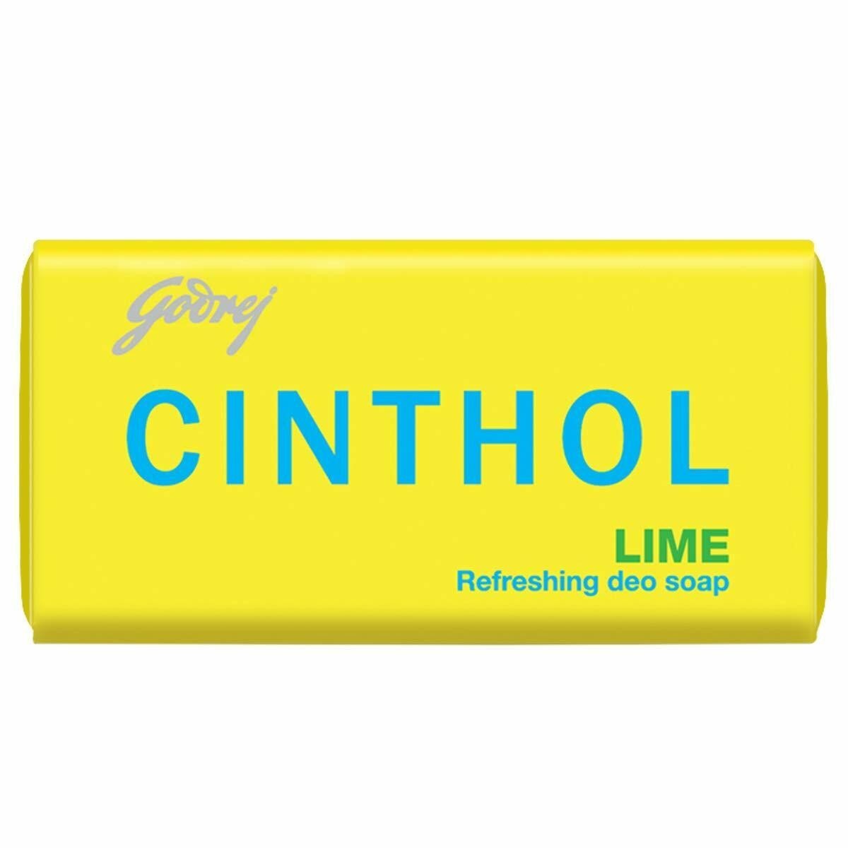 Godrej Cinthol Lime, Mydło odświeżające limonkowe, 75g