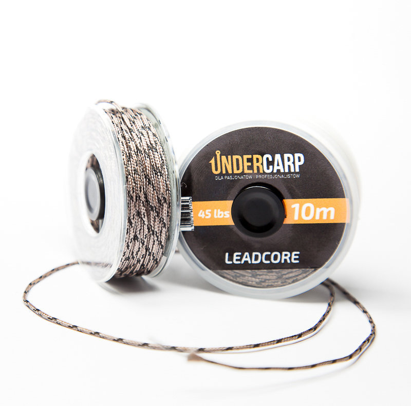 Undercarp Leadcore 10 m/45 lbs  Brązowy