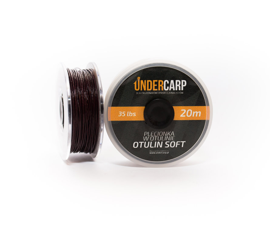 Undercarp Plecionka 20m/35 lbs Otulin Soft brąz